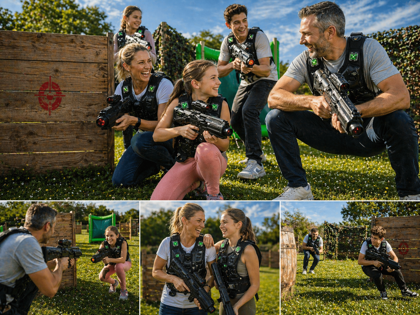 Joueurs LaserBay en groupe