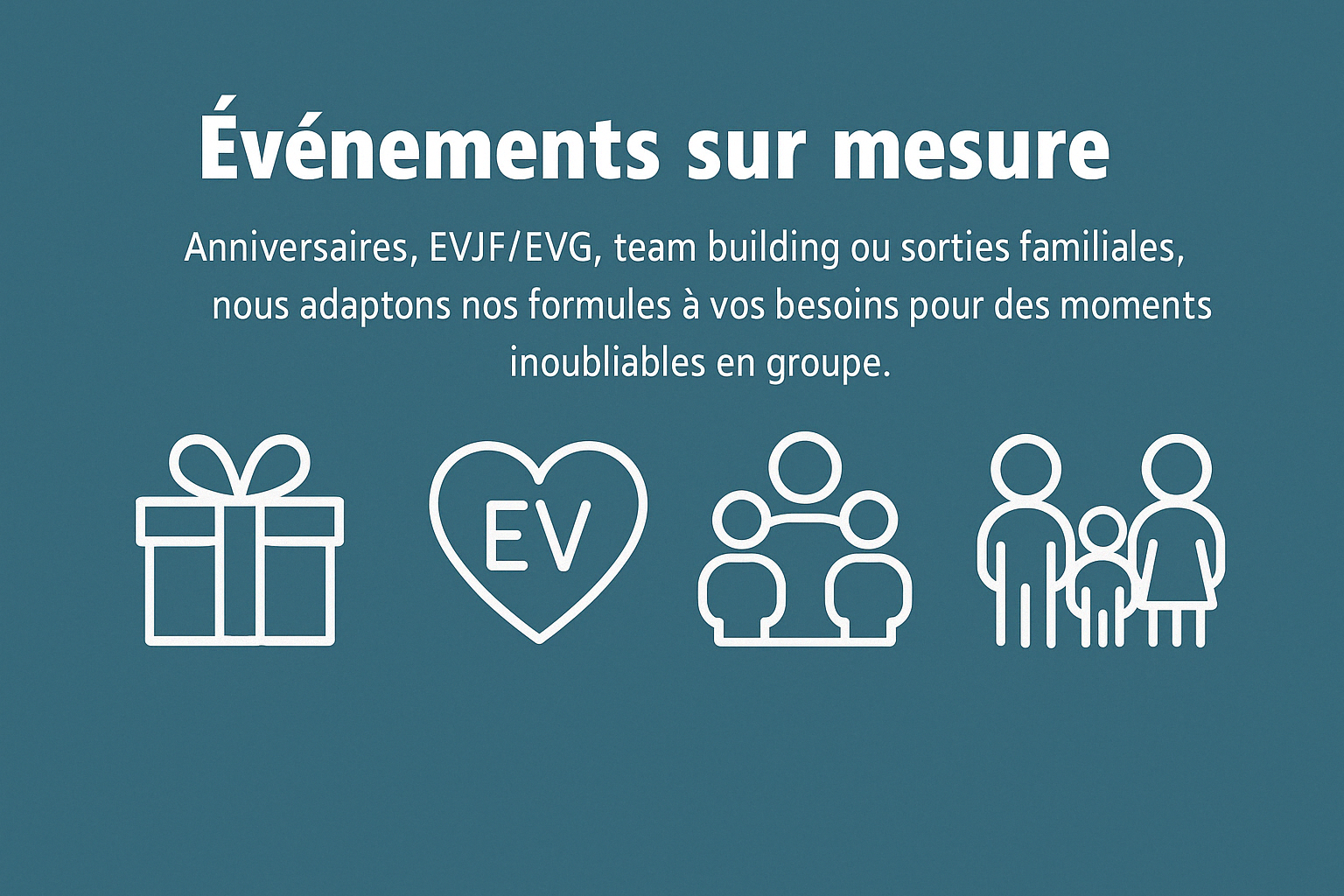 Événements sur mesure